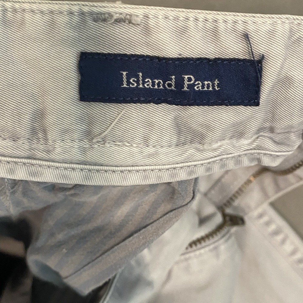Vineyard Vines Light Gray Island Pants Men's Size 33x29 Preppy Golf Casual - Picture 6 of 9